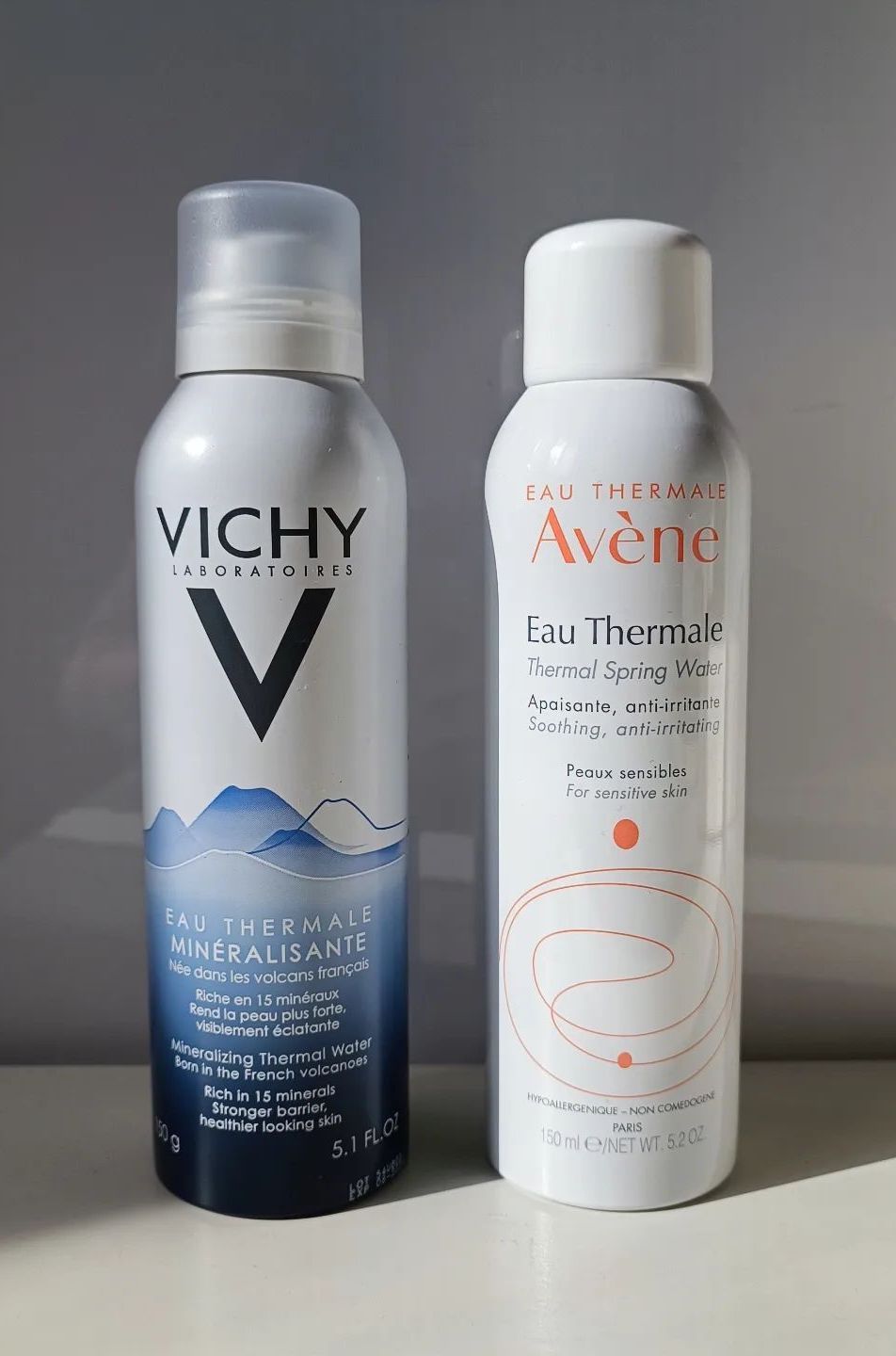 French thermal spring water vichy avene mist skincare_with_jelena