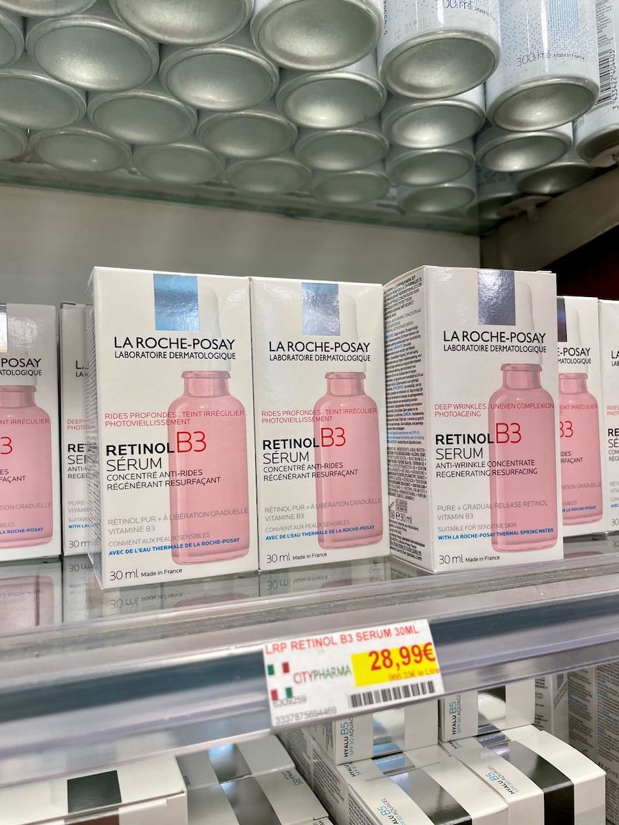 Is La Roche-Posay cheaper in Paris France Retinol Serum B3