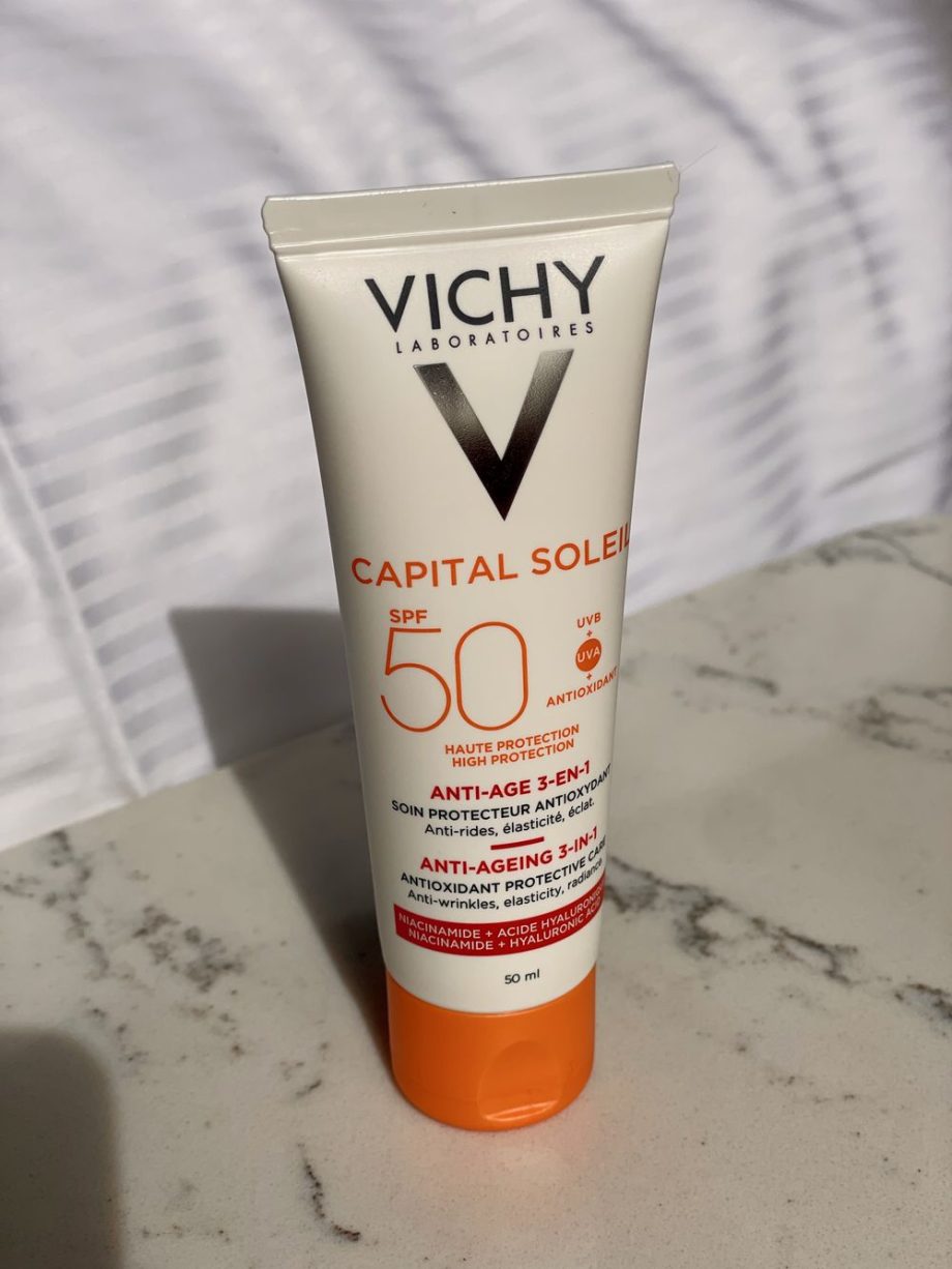 Vichy Capital Soleil Anti-Aging 3 In 1 sunscreen review IMG_1644