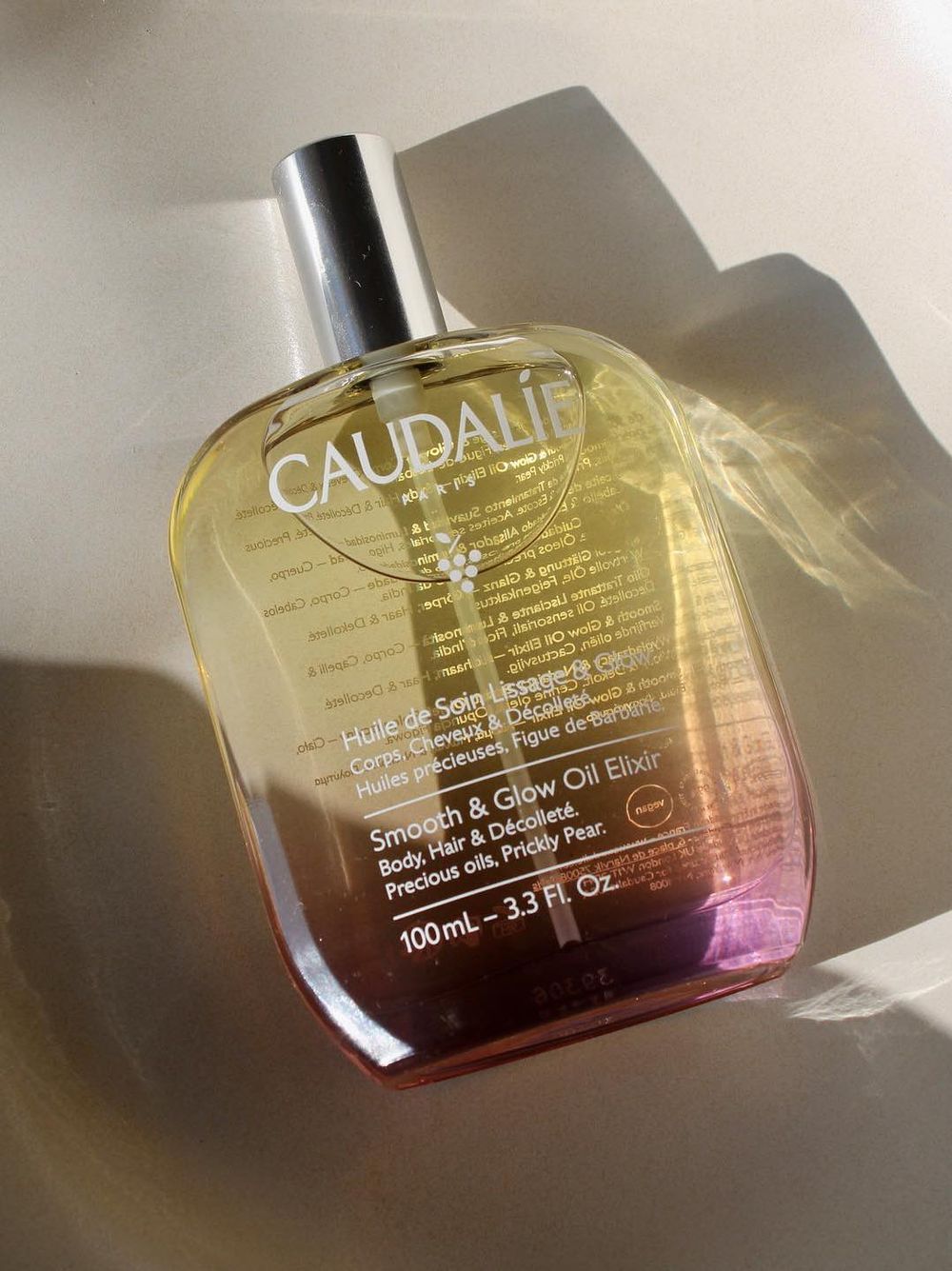 Caudalie smooth glow oil elixir body oil skincarepub